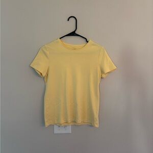 Soft Yellow Basic Tee